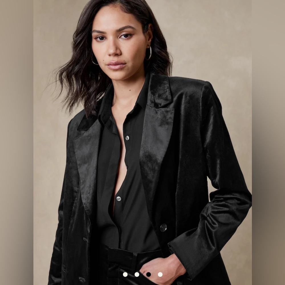 VELVET BOYFRIEND BLAZER Black Goth size 6 New Without tags Sexy Matrix